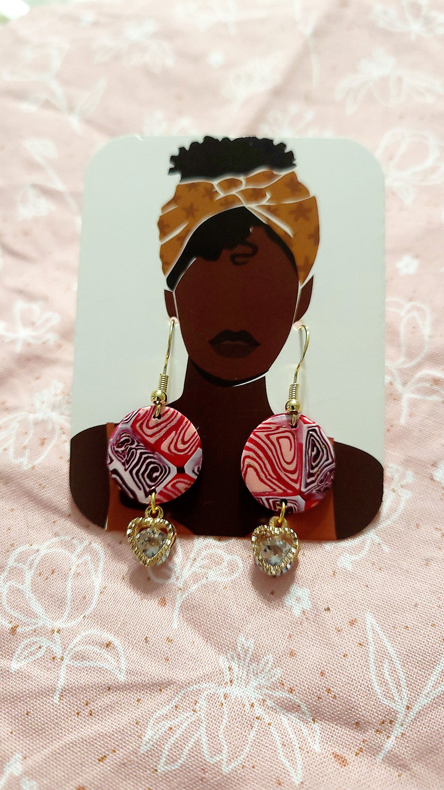 Swirls + Hearts Dangle Earrings